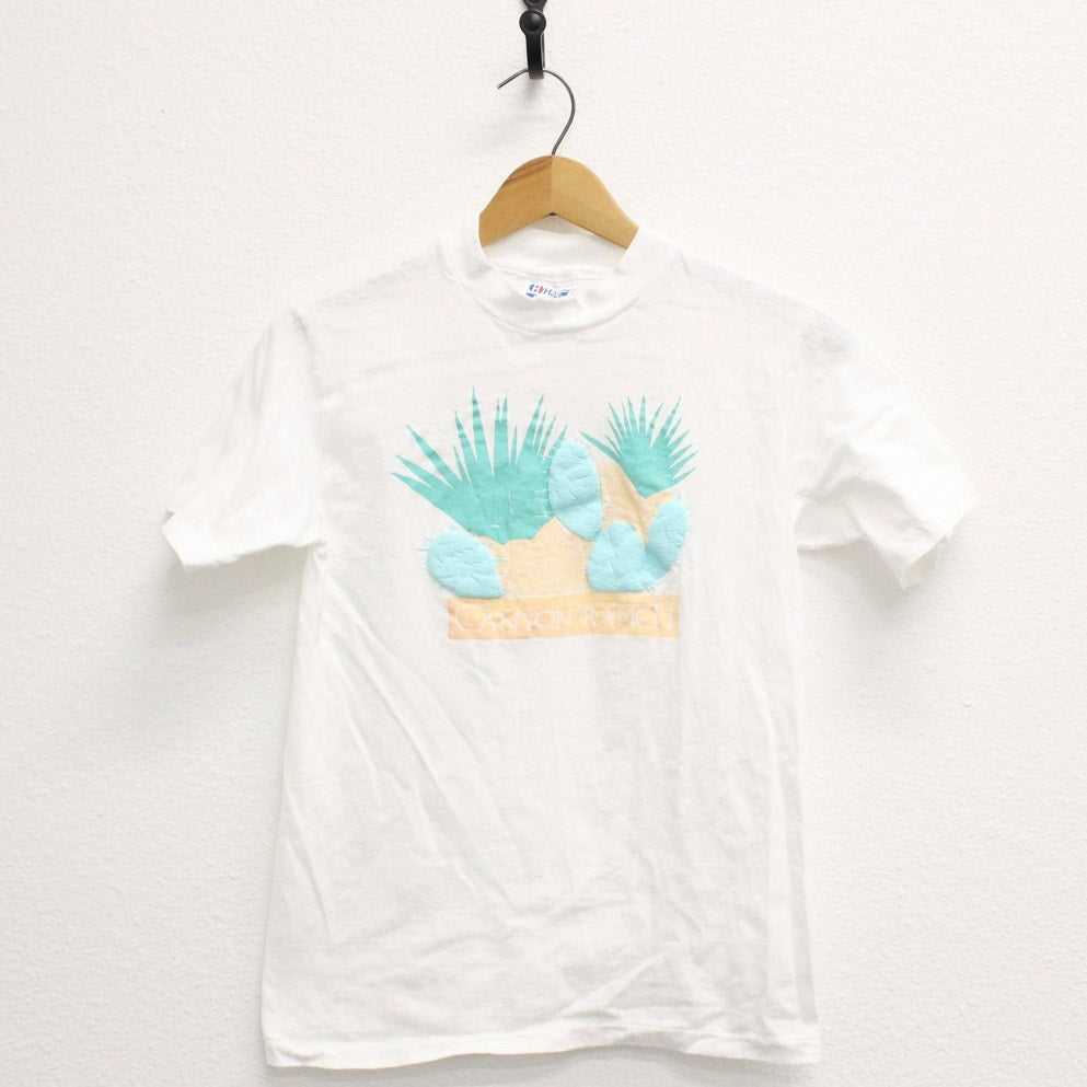 Vintage Canyon Ranch Cactus T Shirt Small