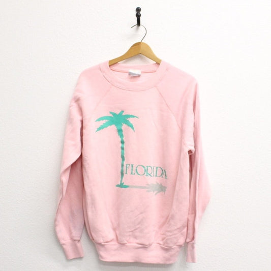 Vintage Palm Tree Florida Sweatshirt XL