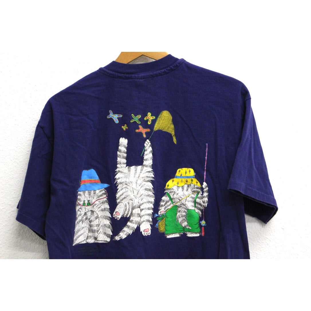 Vintage Breckenridge Kitty Cats T Shirt Large