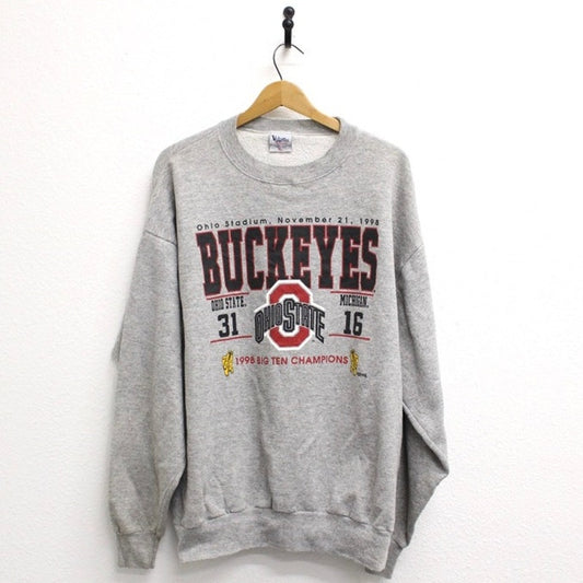 Vintage Ohio State University Buckeyes OSU 1998 Big Ten Champs Sweatshirt XL