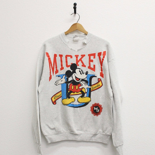Vintage Walt Disney Mickey Mouse University Sweatshirt Large