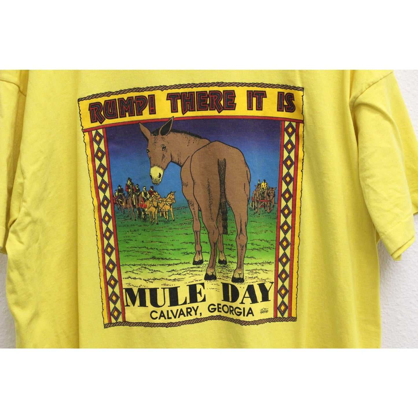 Vintage Mule Day Calvary Georgia T Shirt XXL 2X