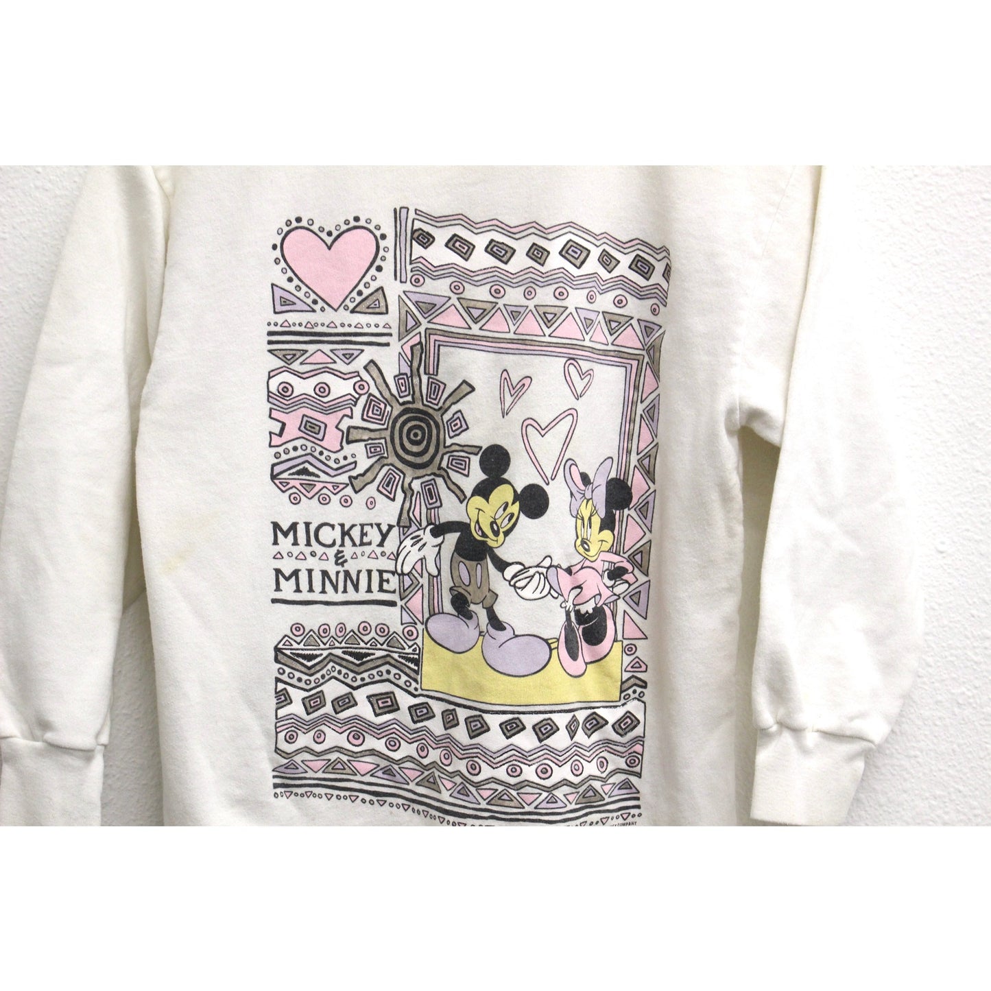 Vintage Walt Disney Mickey & Minnie Sweatshirt Small