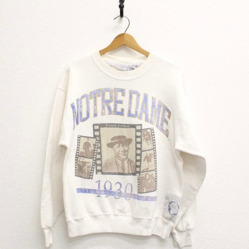 Vintage University of Notre Dame Knute Rockne Sweatshirt Large