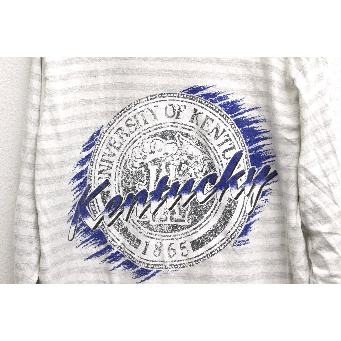 Vintage University of Kentucky Wildcats  Long Sleeve T Shirt Large