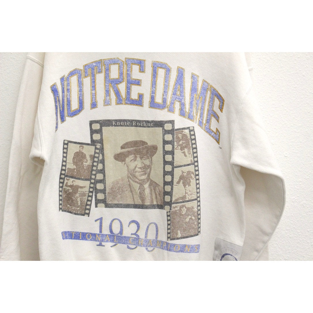 Vintage University of Notre Dame Knute Rockne Sweatshirt Large