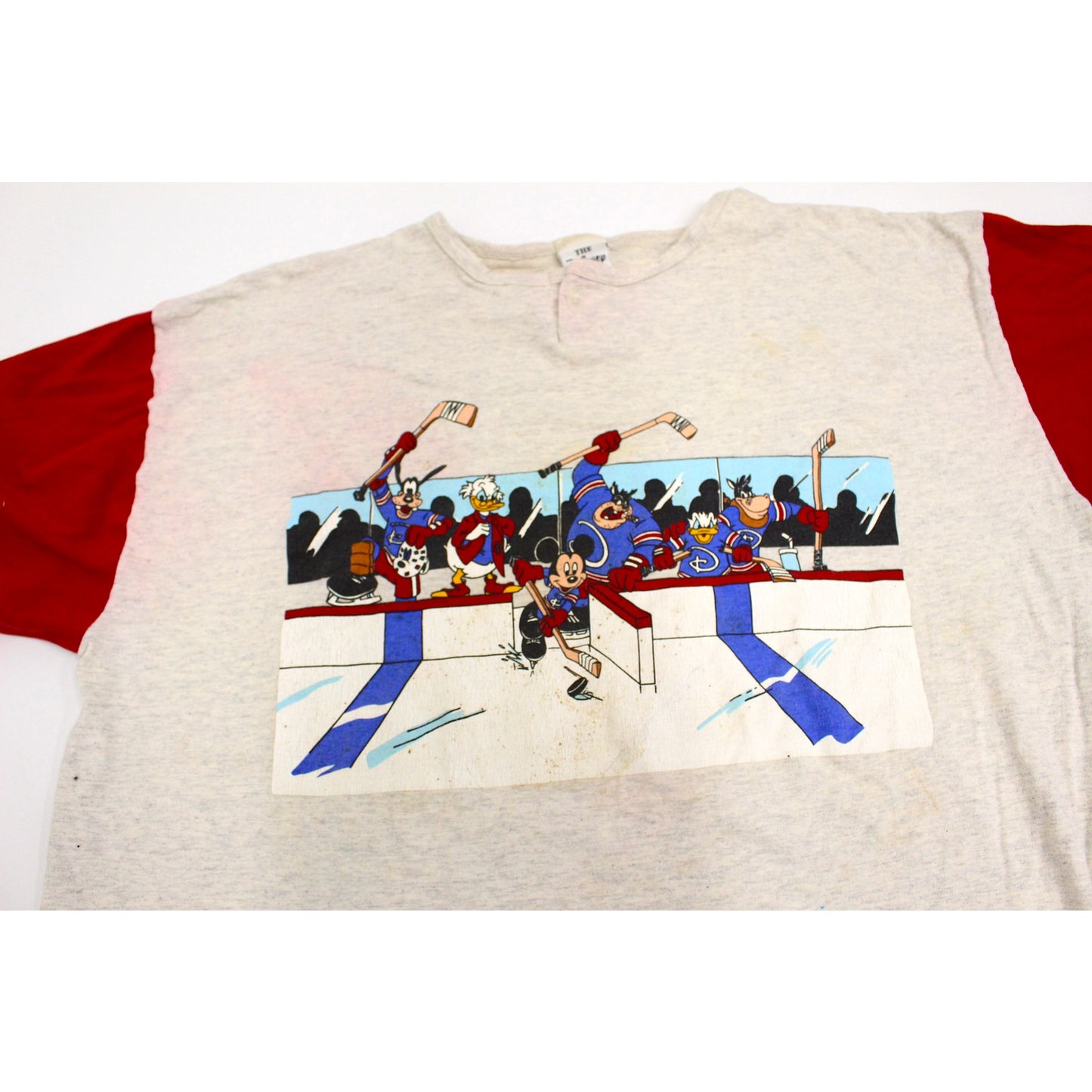 Vintage Mickey Mouse and Friends Hockey T Shirt XXL 2X