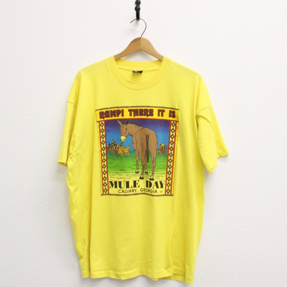 Vintage Mule Day Calvary Georgia T Shirt XXL 2X