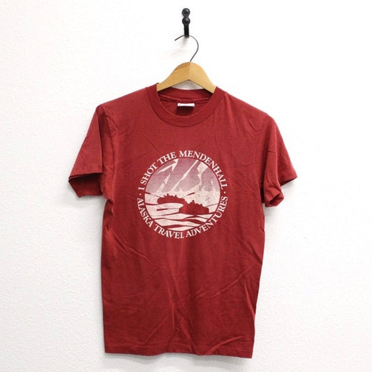 Vintage I Shot The Mendenhall Glacier Alaska T Shirt Medium