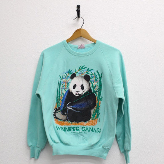 Vintage Winnipeg Canada Panda Sweatshirt Medium