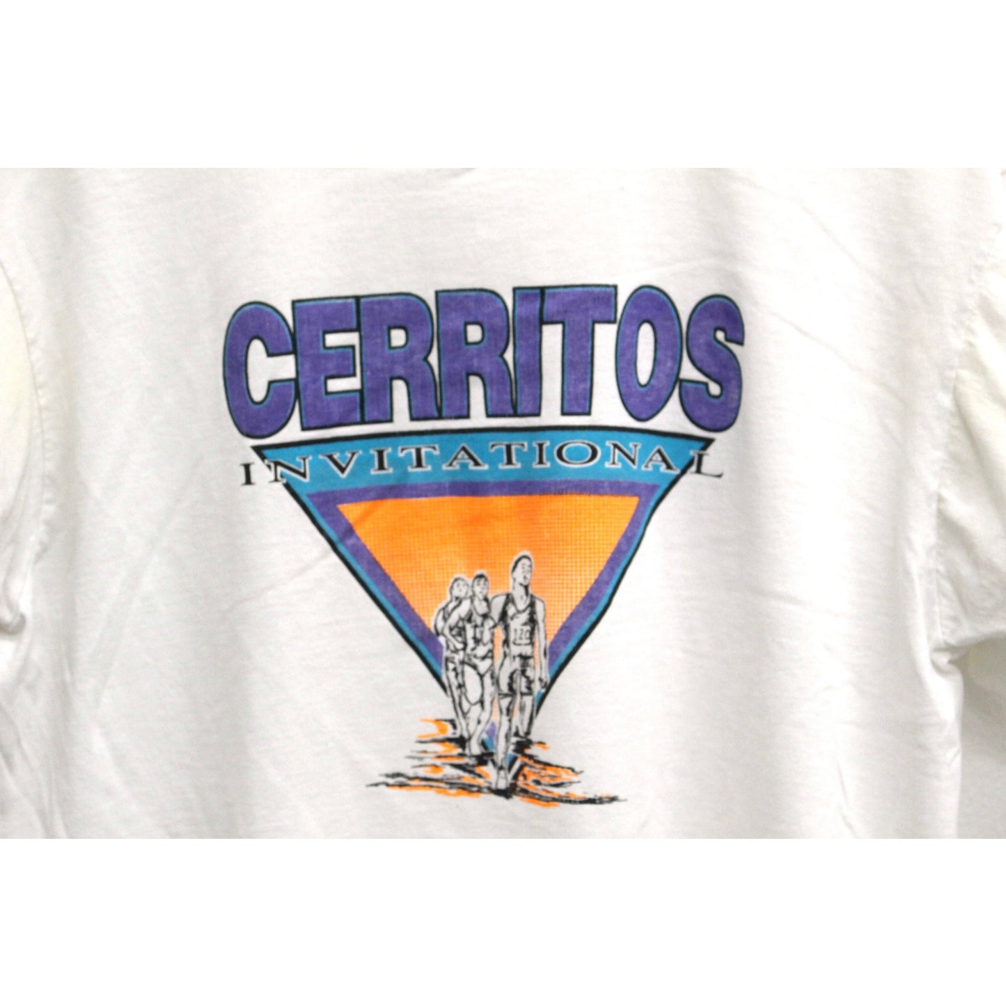 Vintage Cerritos Invitational Marathon T Shirt Large