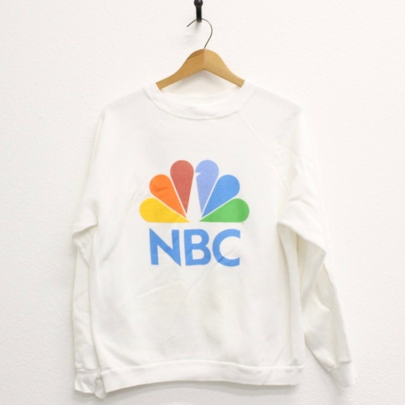 Vintage NBC News Sweatshirt Large