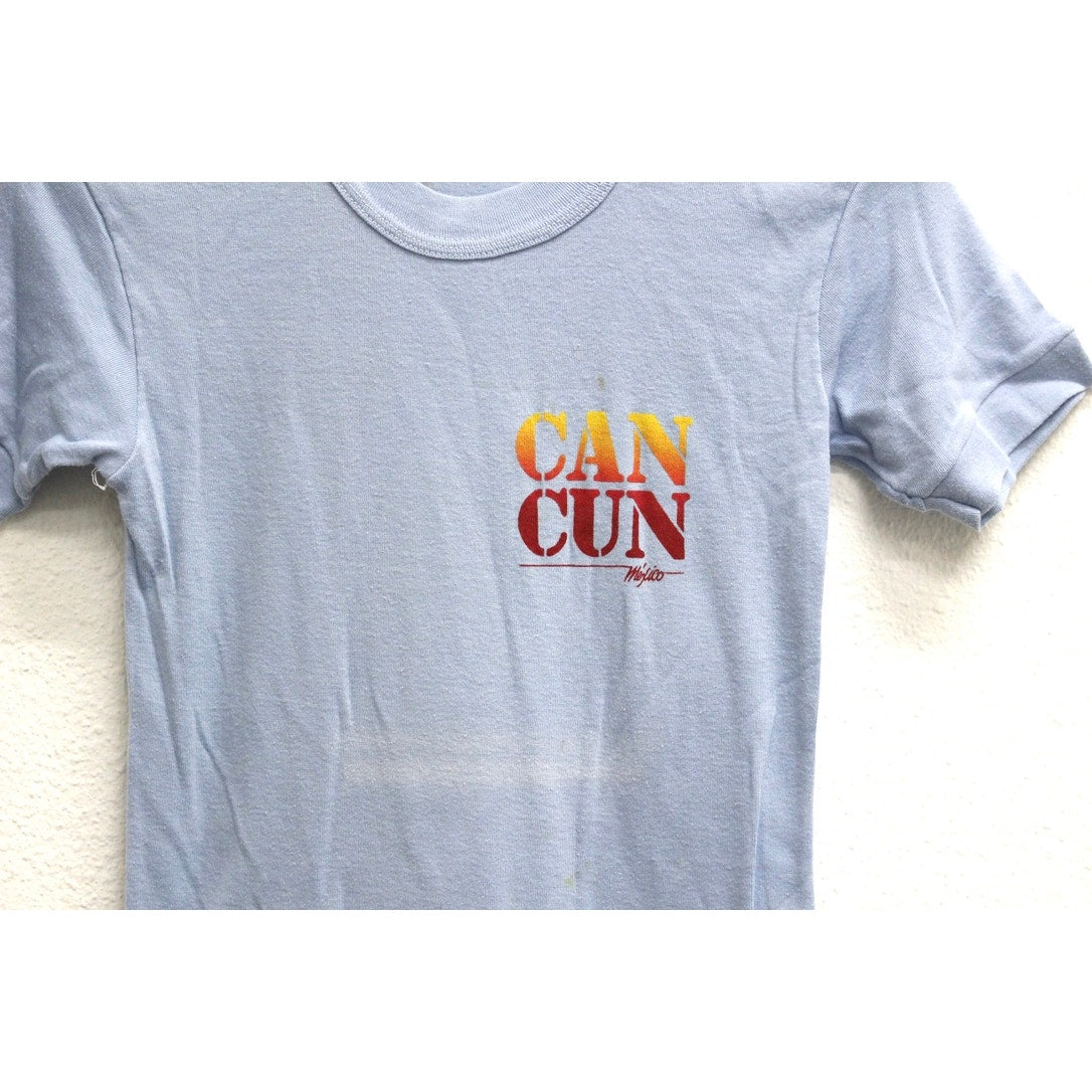 Vintage Cancun Mexico Windsurfing T Shirt Small