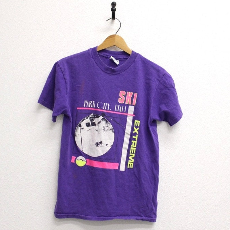 Vintage Ski Park City Utah T Shirt Medium