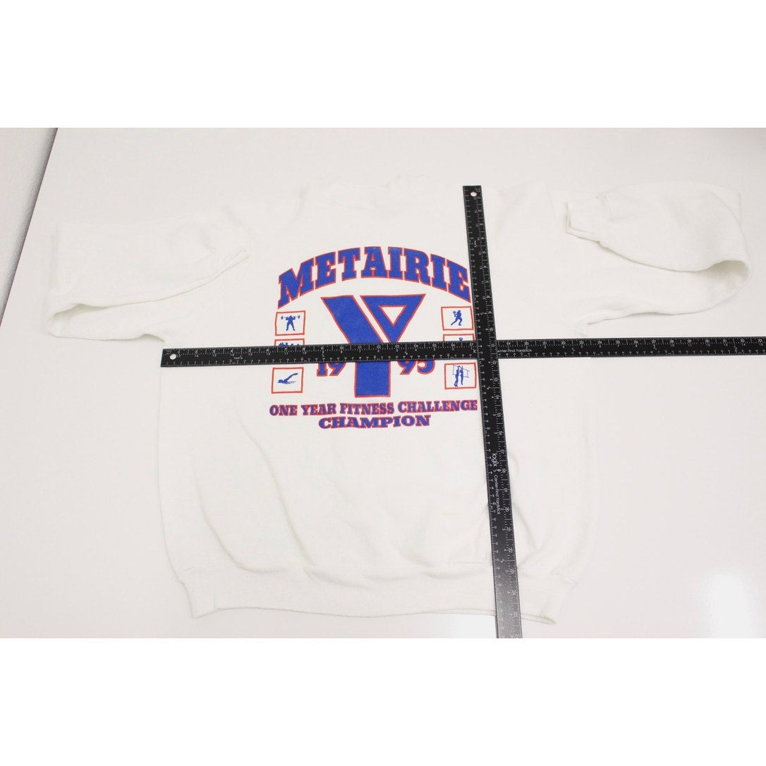 Vintage Metairie Louisiana YMCA Fitness Champion Sweatshirt XL