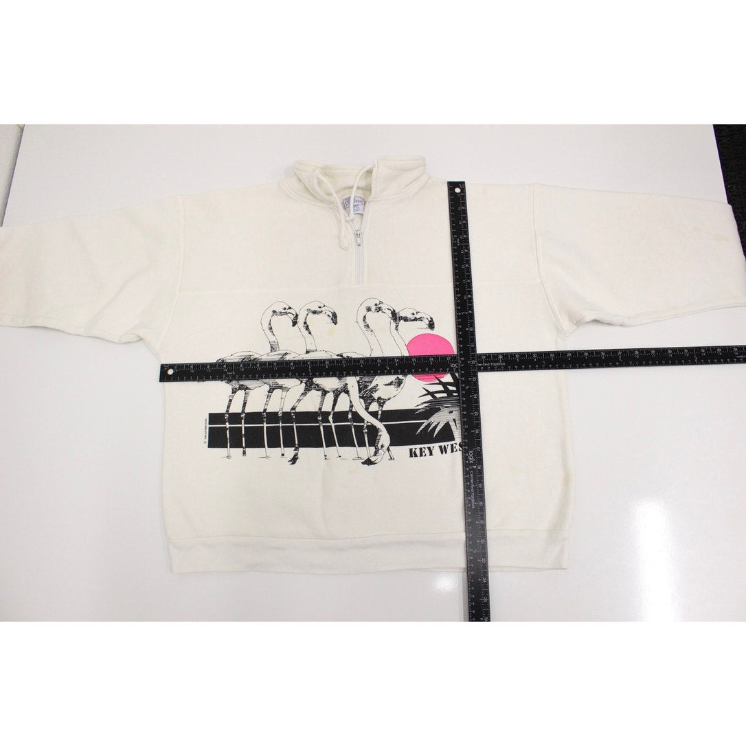 Vintage Key West Florida Flamingos Sweatshirt XL