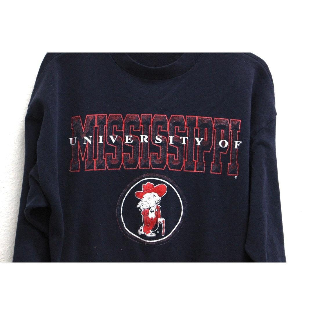 Vintage Ole Miss University of Mississippi Rebels Sweatshirt Large