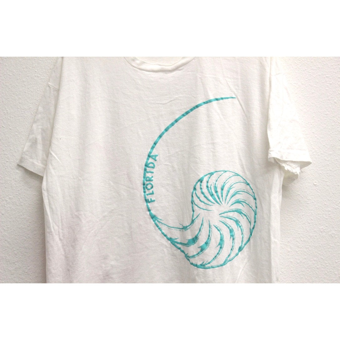 Vintage Florida Nautilus Shell T Shirt XXL 2X