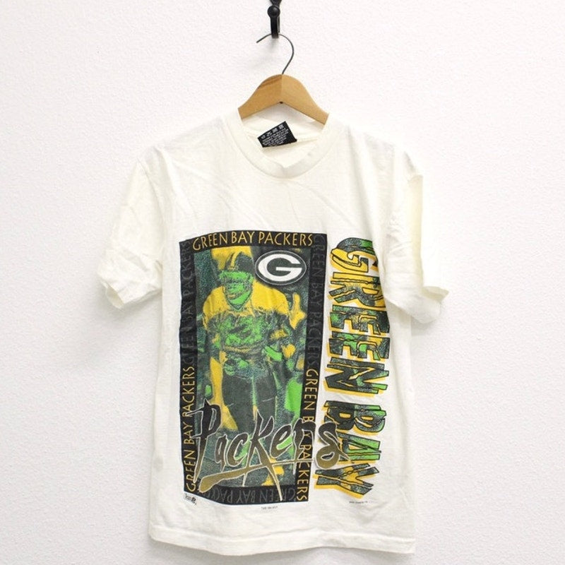 Vintage Green Bay Packers Football T Shirt Medium