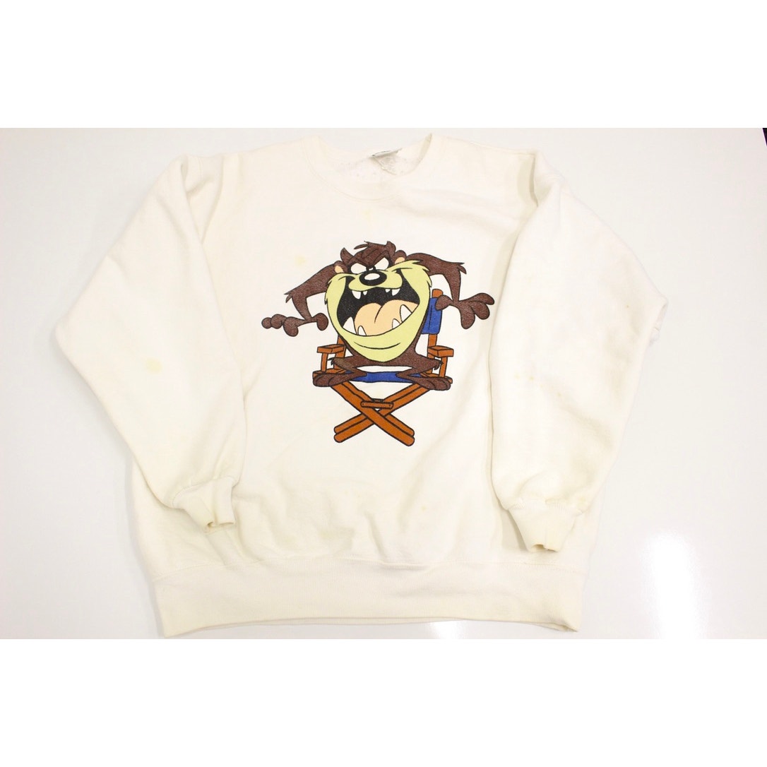 Vintage Looney Tunes Taz Sweatshirt Large