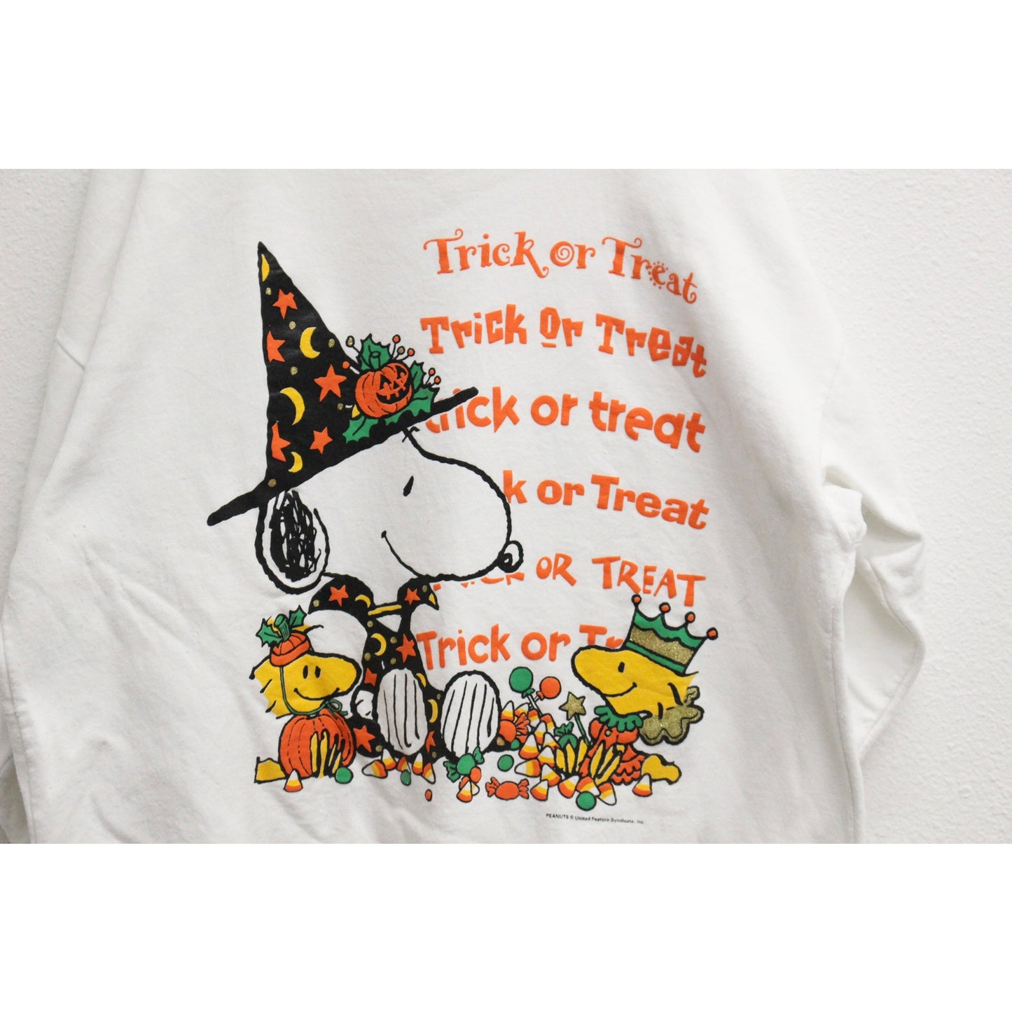 Vintage Snoopy Trick or Treat Halloween Sweatshirt XL