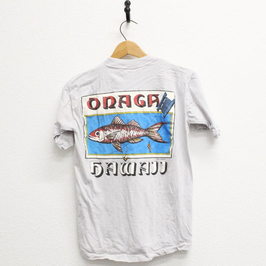 Vintage Hawaii Onaga Red Snapper T Shirt Medium