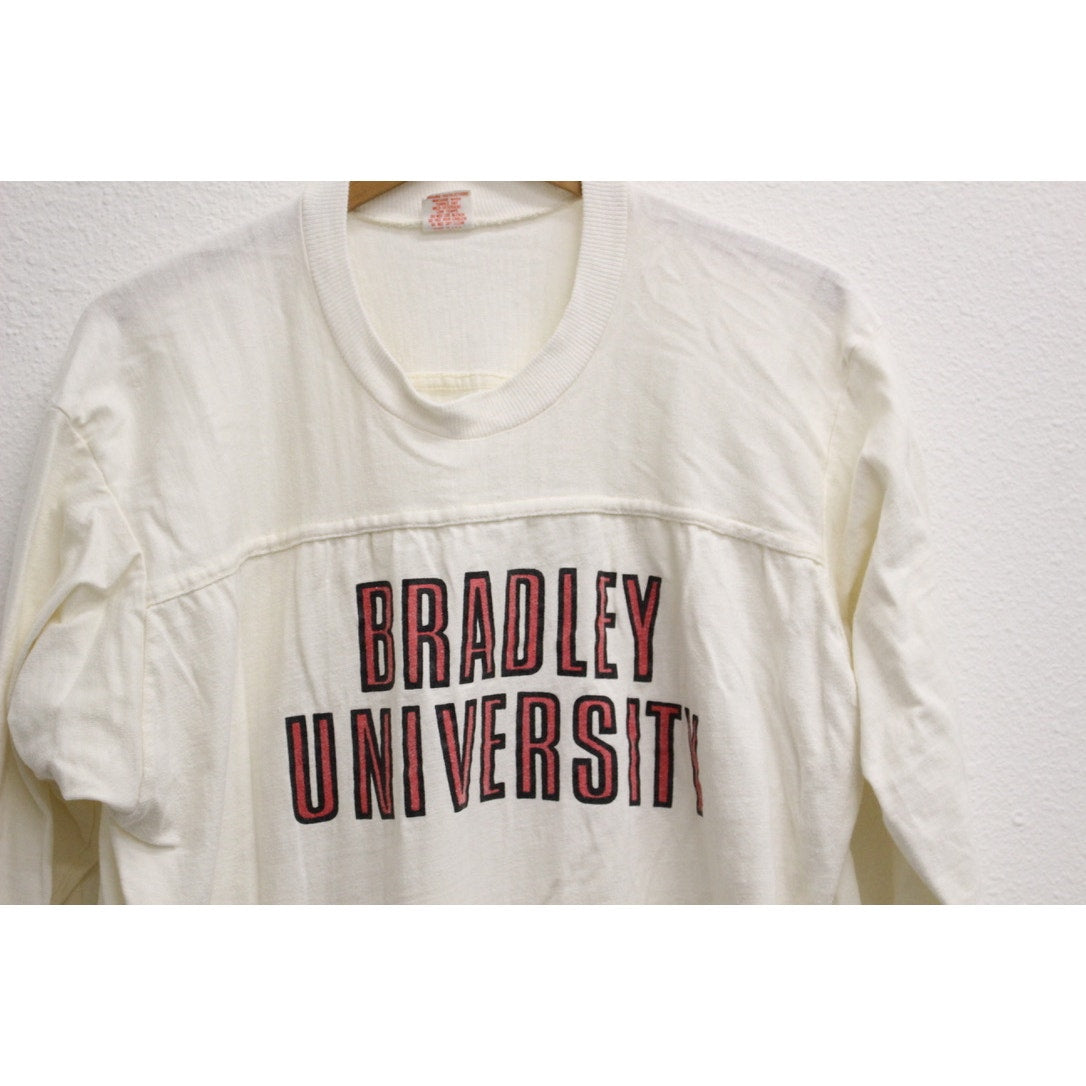 Vintage Bradley University Braves T Shirt XL