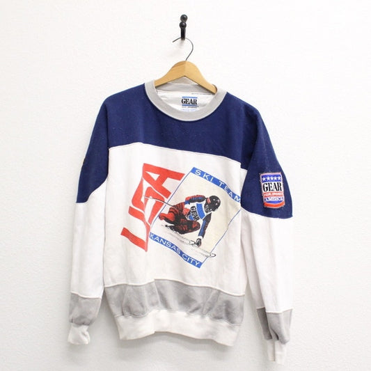 Vintage USA Kansas City Ski Team Sweatshirt Large