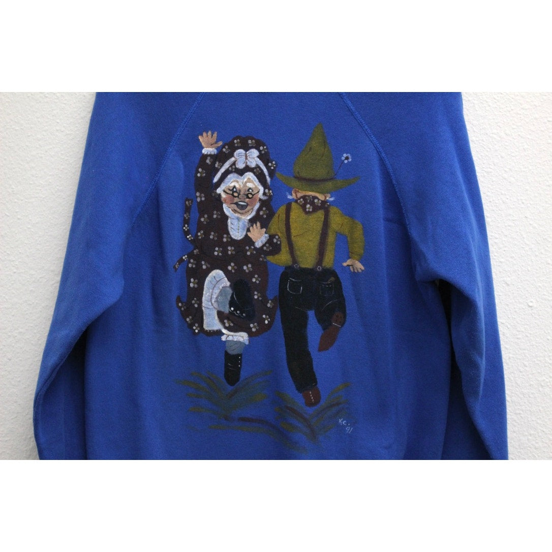 Vintage Farmer and Wife Sweatshirt Large