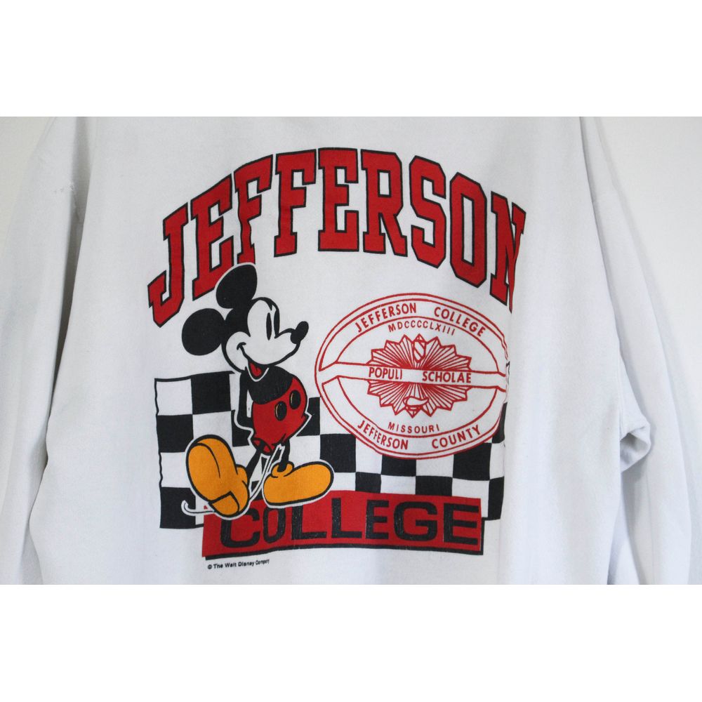 Vintage Jefferson College Mickey Mouse Sweatshirt