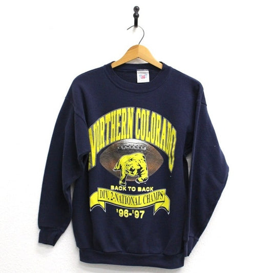 Vintage University of Northern Colorado Bears Football Sweatshirt Large