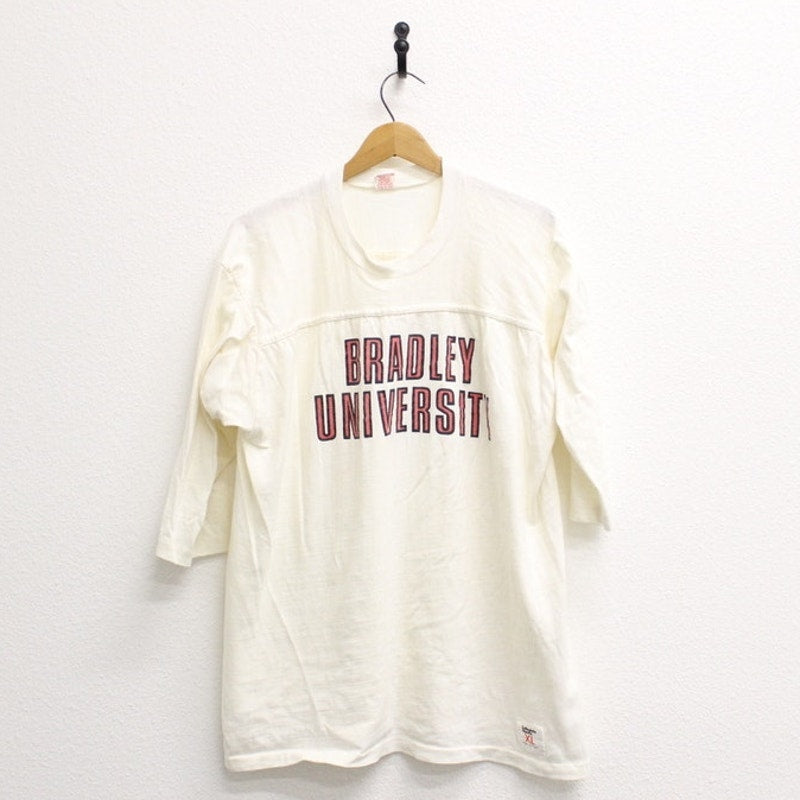 Vintage Bradley University Braves T Shirt XL