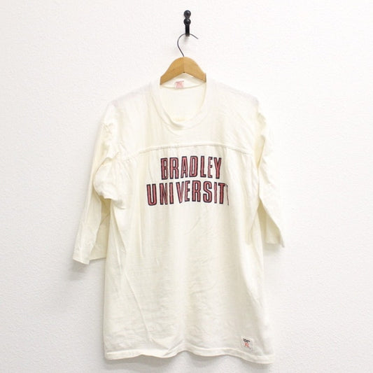 Vintage Bradley University Braves T Shirt XL