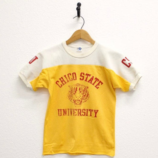 Vintage Kids Chico State University Football T Shirt Jersey Medium