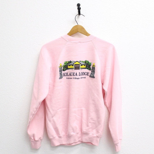 Vintage Kilauea Lodge Hawaii Volcano Village Sweatshirt Large
