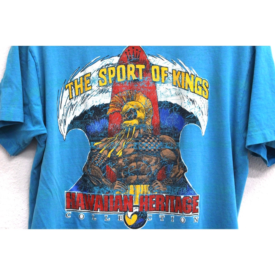 Vintage Hawaiian Heritage The Sport of Kings T Shirt Large