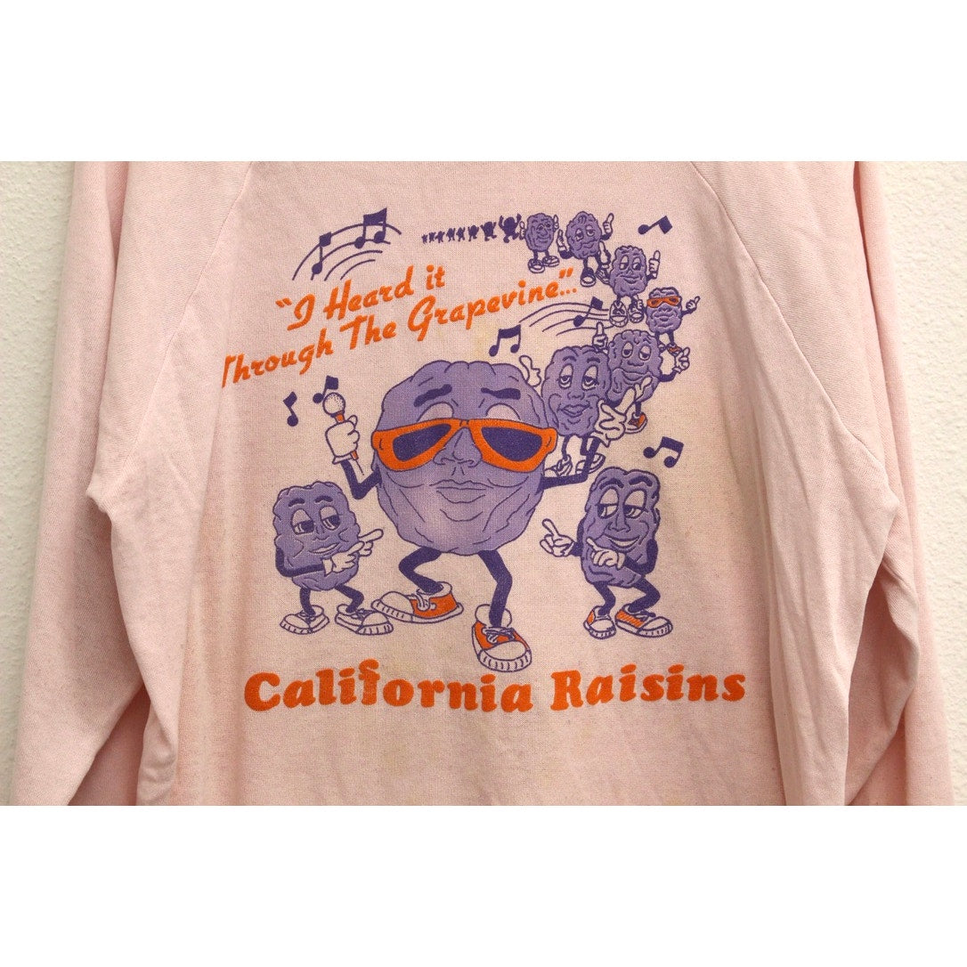 Vintage California Raisins Through the Grapevine Sweatshirt Large