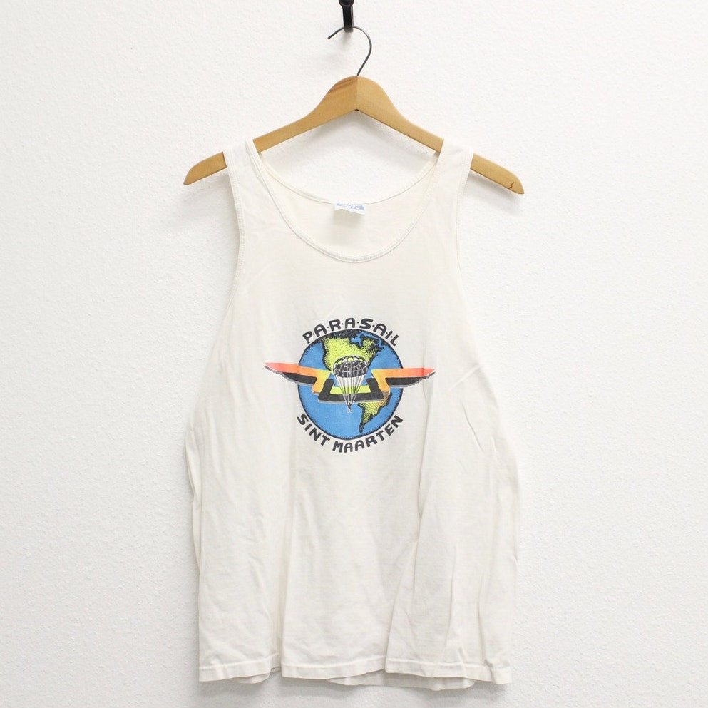 Vintage Parasail Sint Maarten Tank Top Large