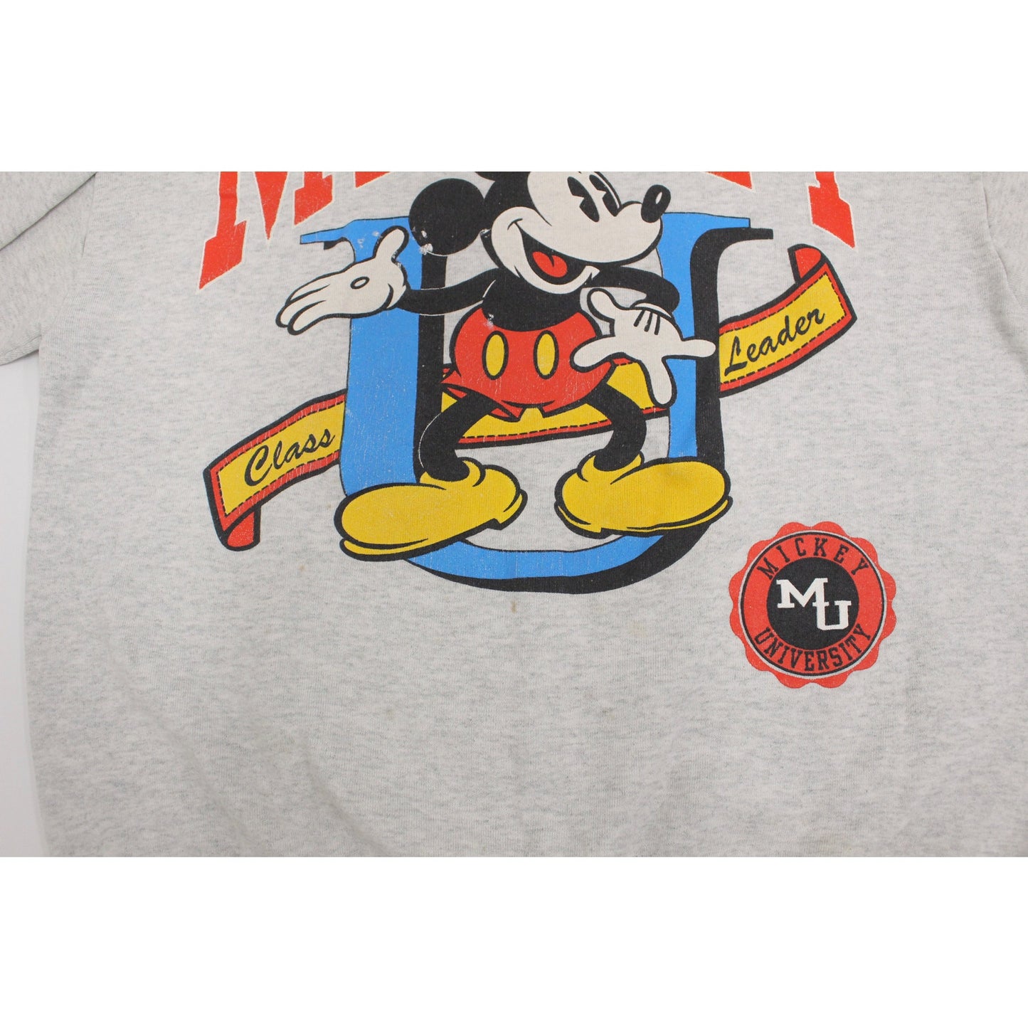 Vintage Walt Disney Mickey Mouse University Sweatshirt Large