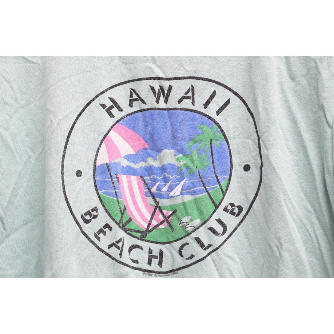 Vintage Hawaii Beach Club T Shirt XL