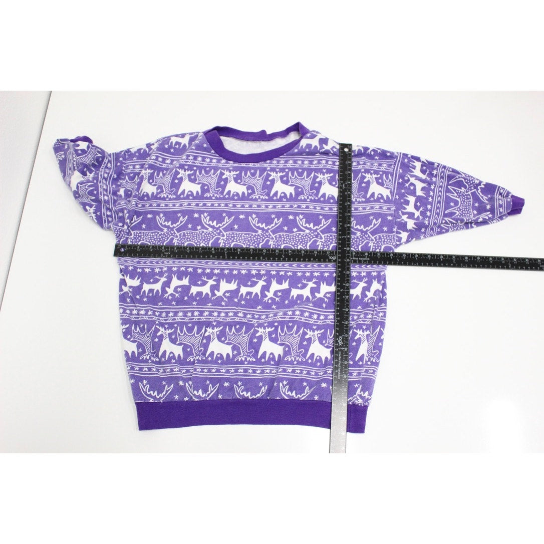 Vintage Moose Sweatshirt Medium