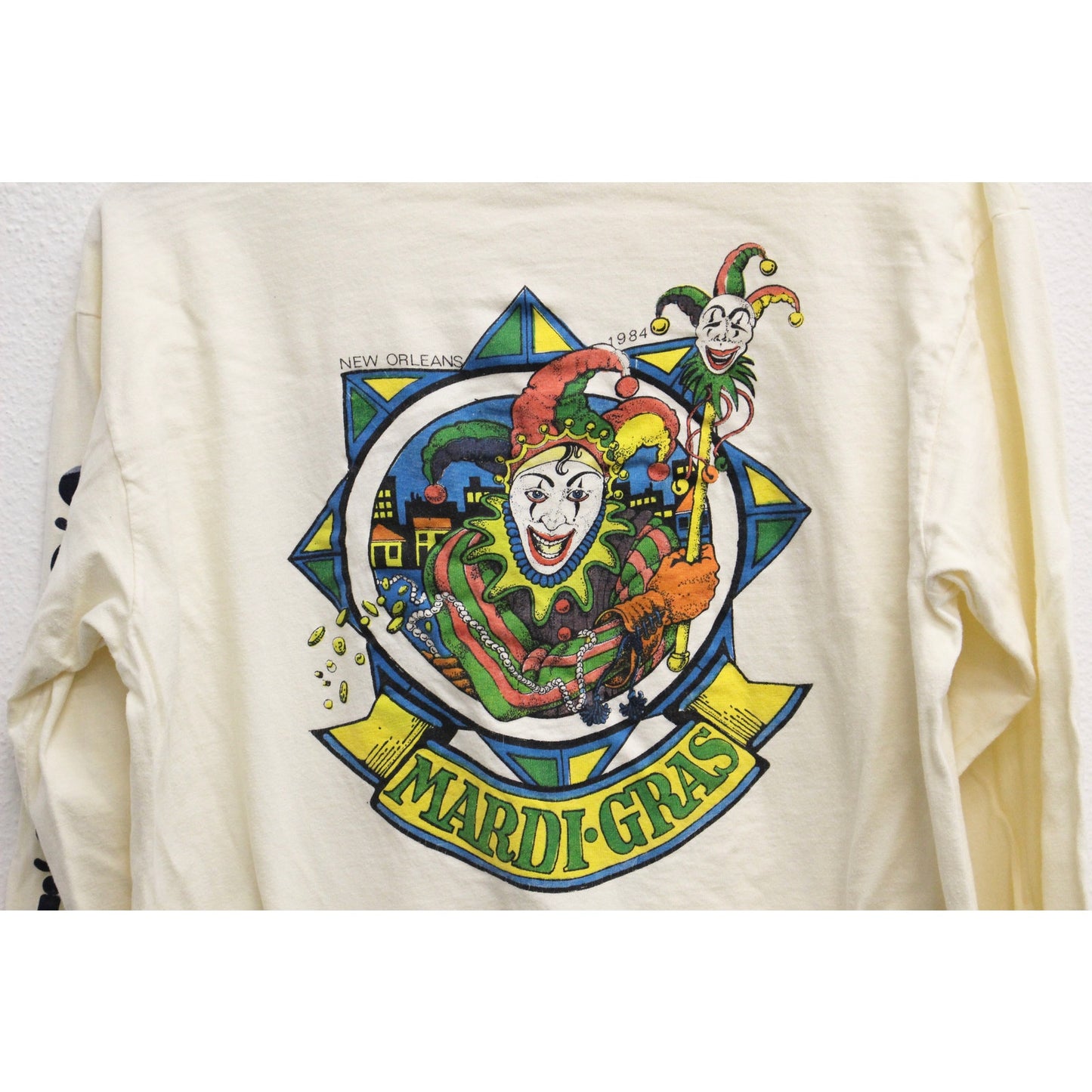 Vintage Kenny Vincents South Side Mardi Gras 1984 New Orleans Long Sleeve T Shirt Large