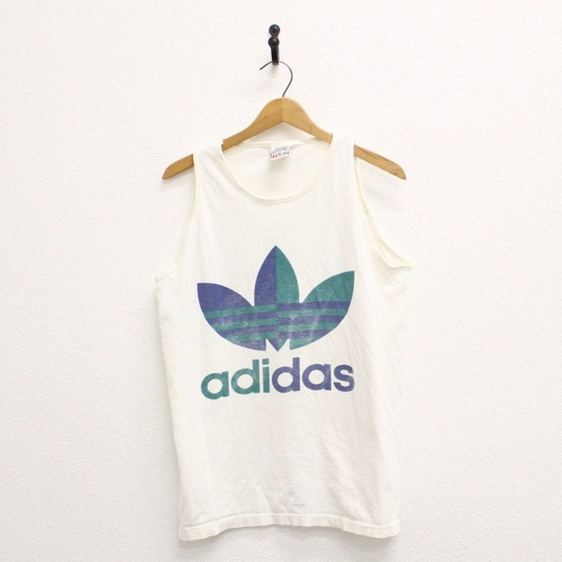 Vintage Adidas Tank T Shirt Medium