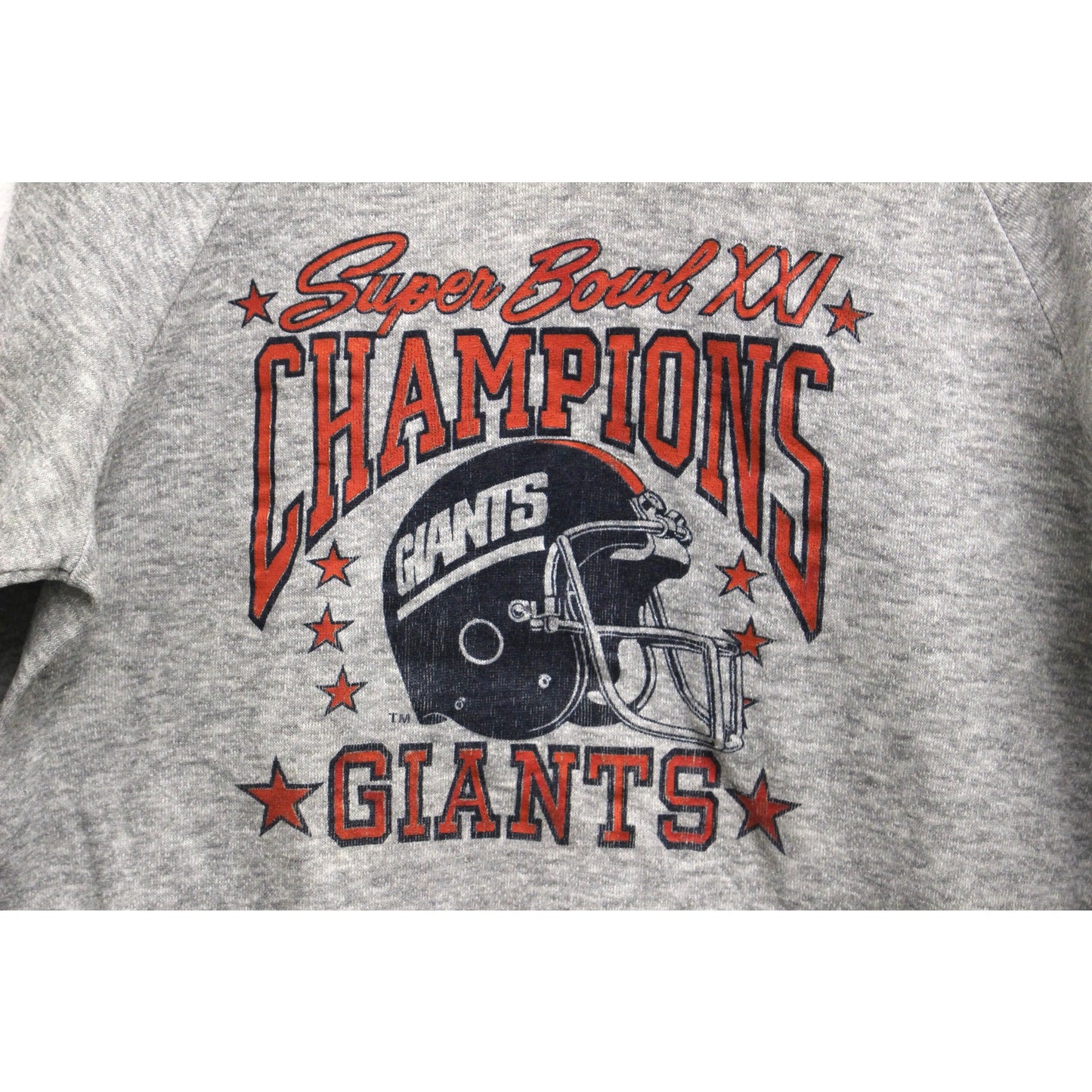 Vintage New York Giants Super Bowl XXI Champions Sweatshirt Medium