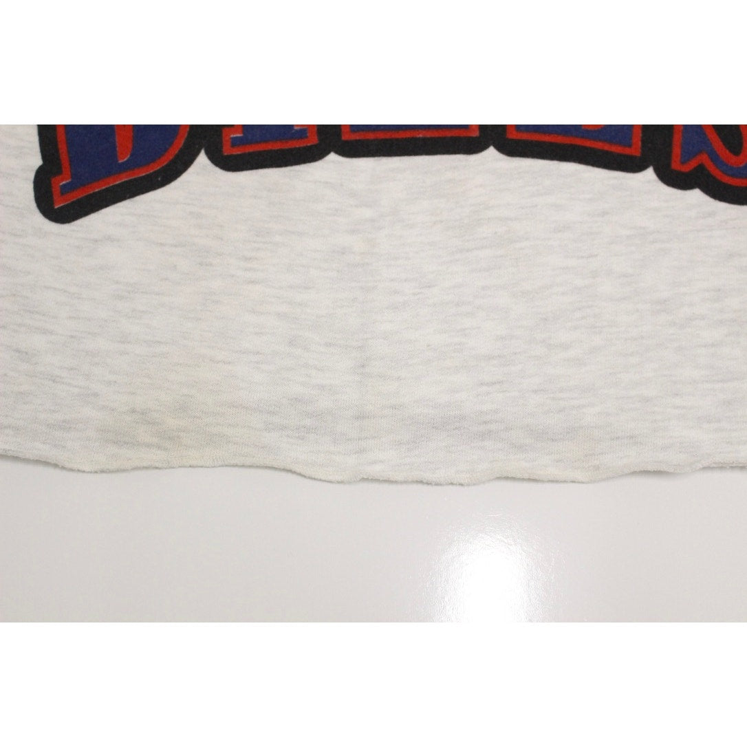 Vintage New York Buffalo Bills Football Cropped Sweatshirt Large