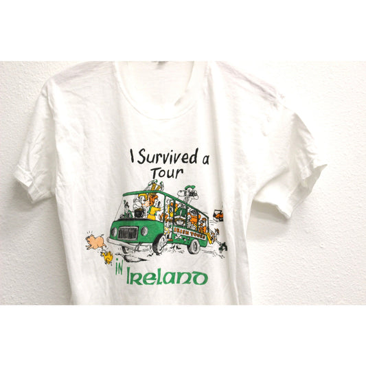 Vintage I Survived A Tour In Ireland T Shirt Medium