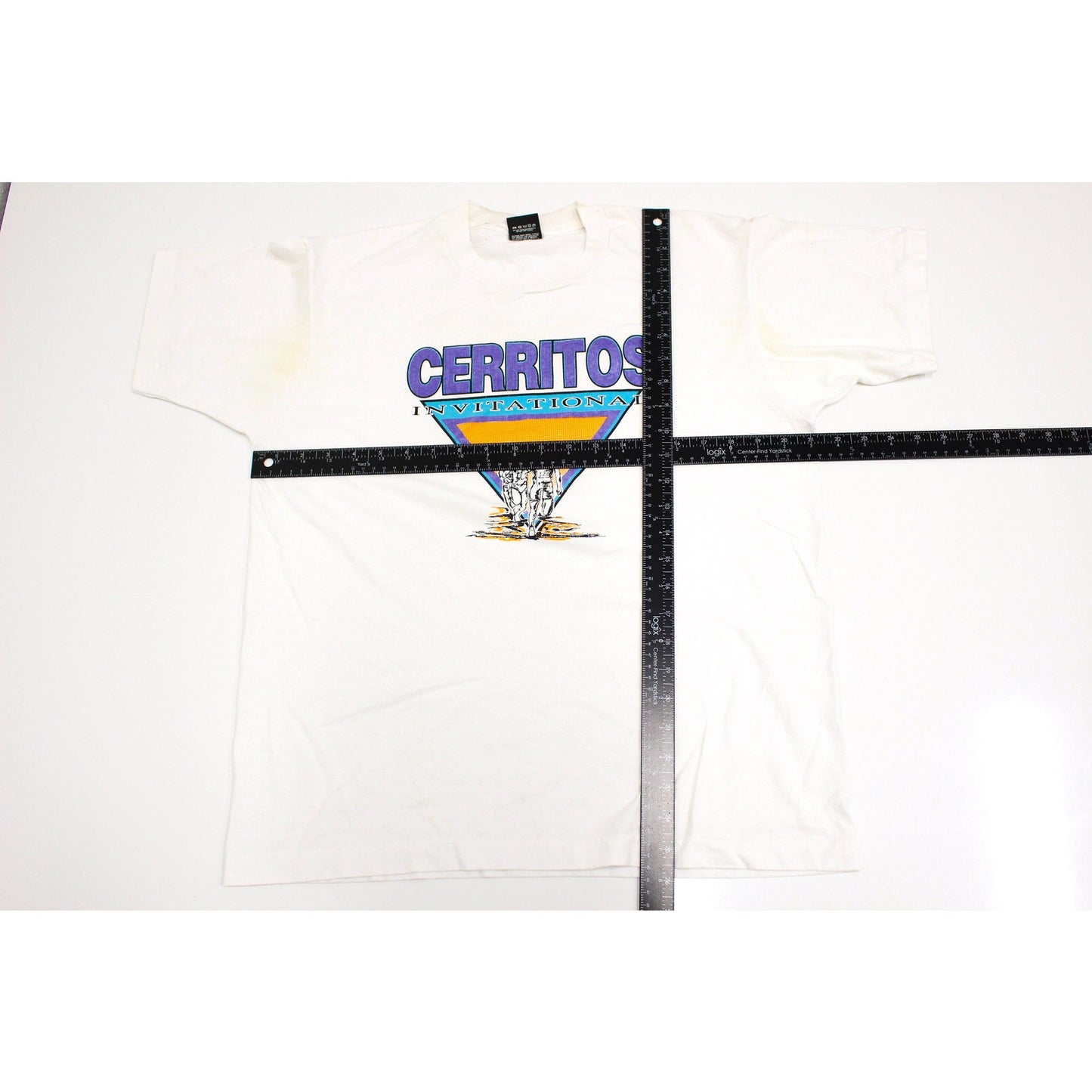 Vintage Cerritos Invitational Marathon T Shirt Large