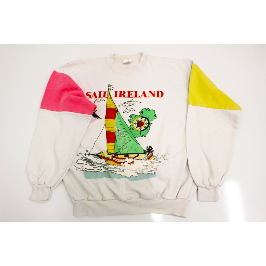 Vintage Sail Ireland Sweatshirt Medium