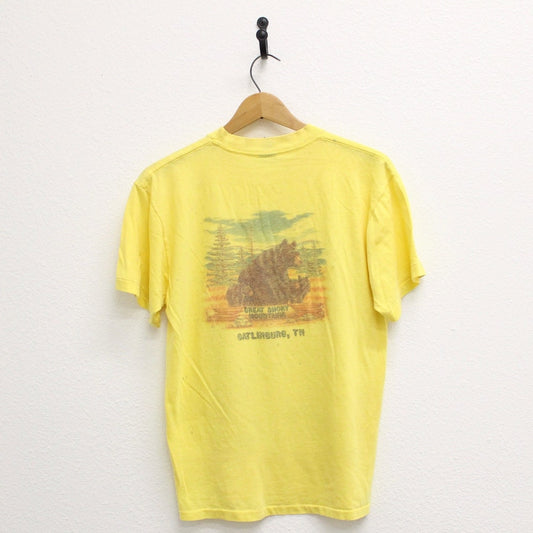 Vintage Great Smoky Mountains Gatlinburg Tennessee T Shirt Large