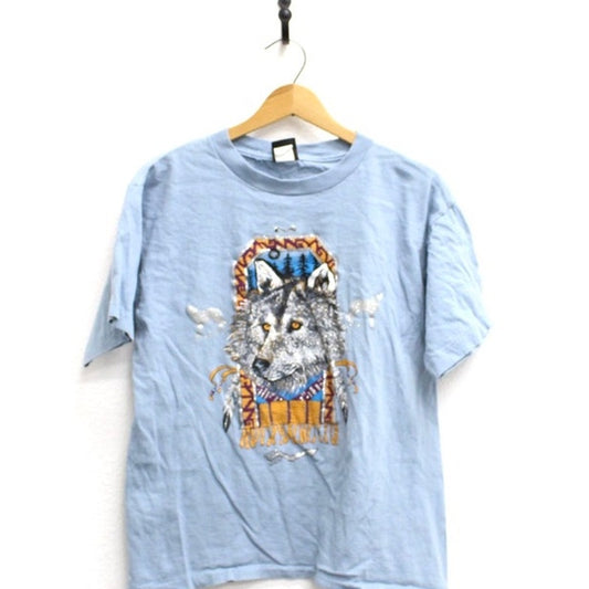 Vintage Wolf T Shirt Medium